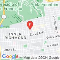 View Map of 1 Parker Avenue,San Francisco,CA,94118
